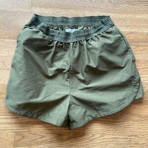 Womens green madewell high rise shorts size XS